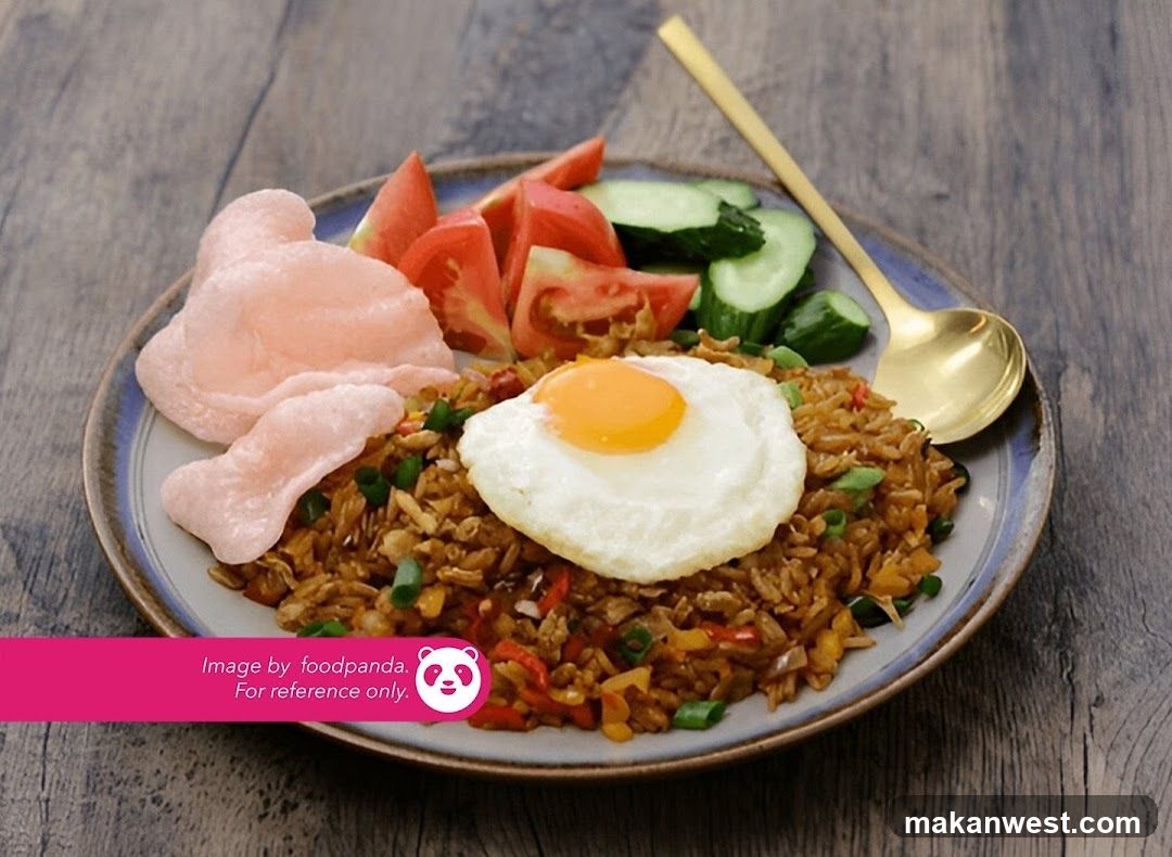 Fried Rice with Egg and Side Salad