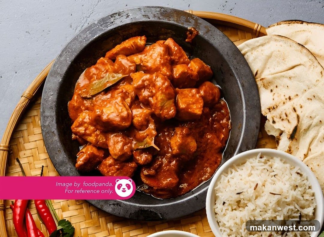 Chicken Curry with Rice and Naan