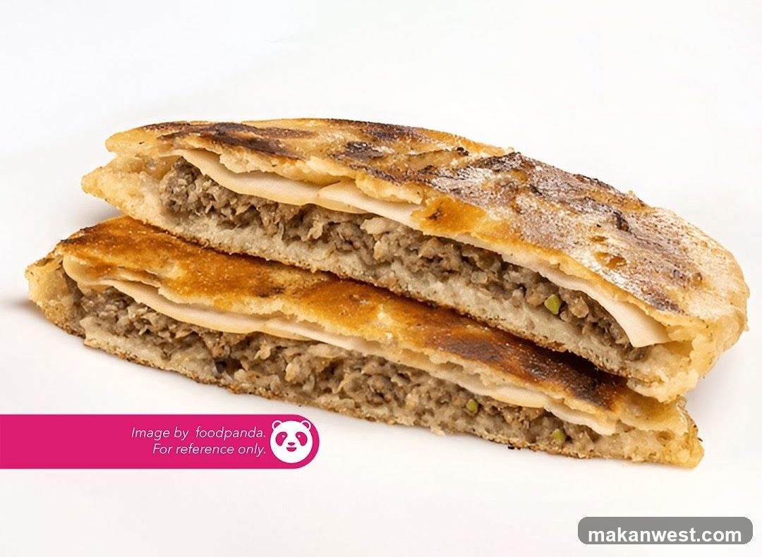 Meat Pie Cut in Half
