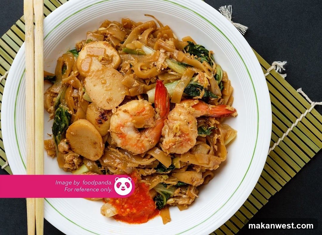Noodles with Shrimp and Vegetables