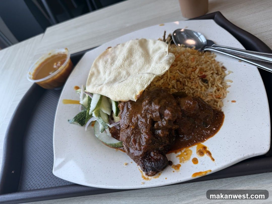 Curry Rice Plate with Side Dishes