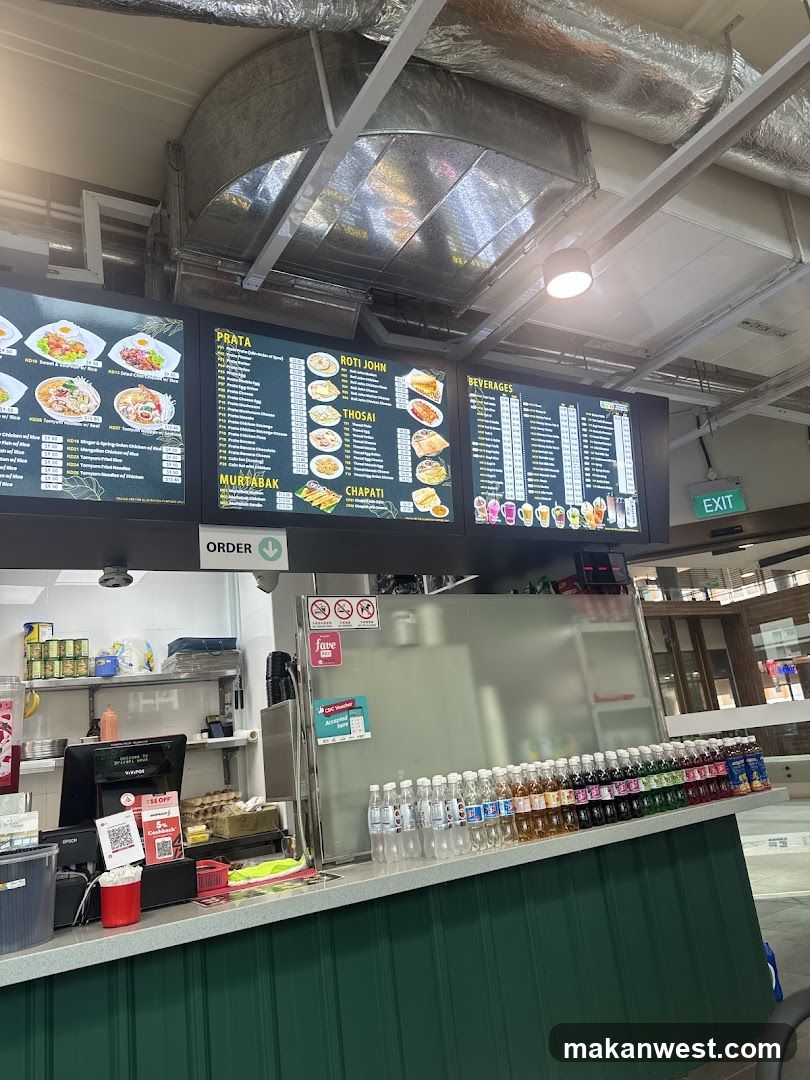Food Stall Interior View