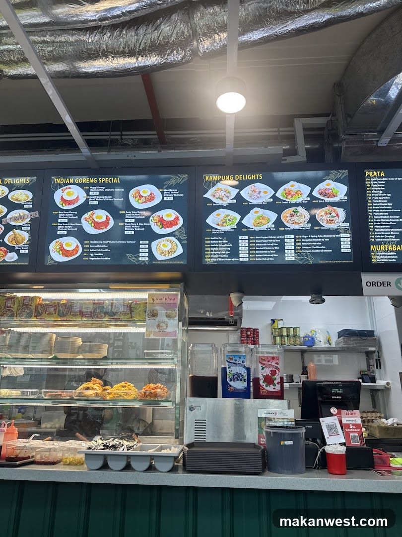Food Stall Interior View