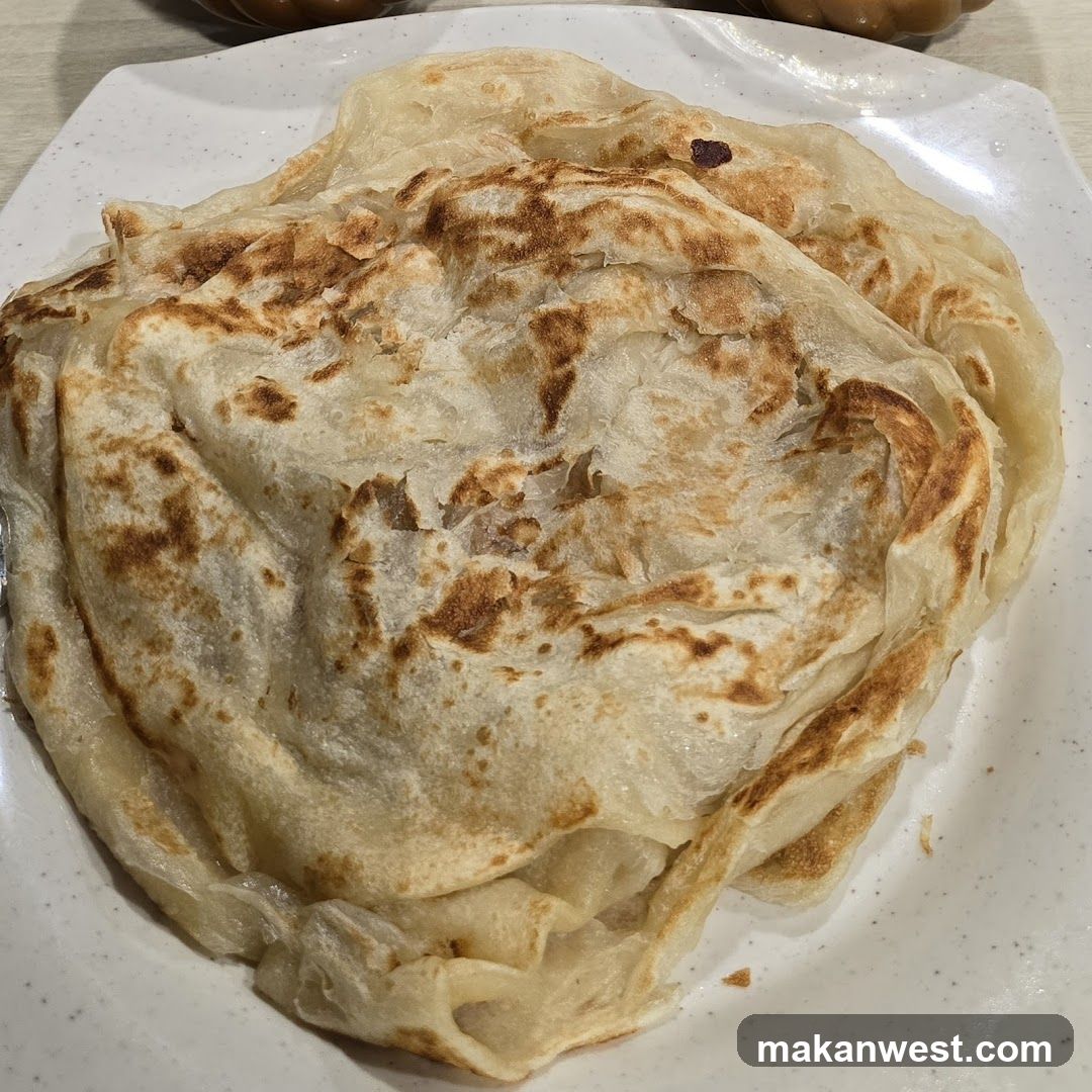 Stack of Fried Roti Canai
