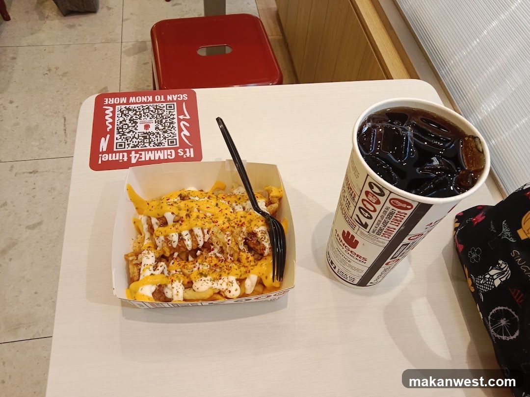 Fast Food Meal with Fries and Soda