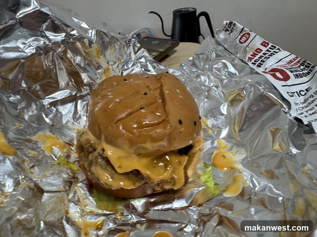 Burger on Foil