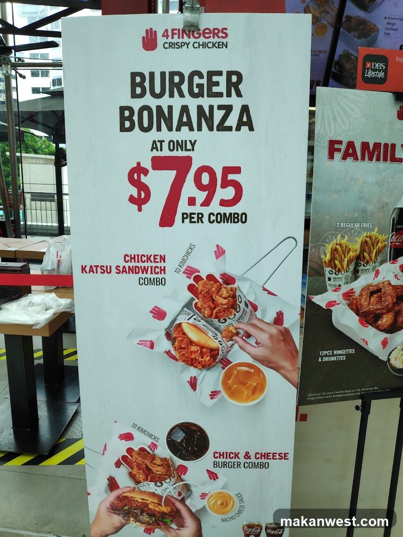 4 Fingers Crispy Chicken Burger Bonanza Promo