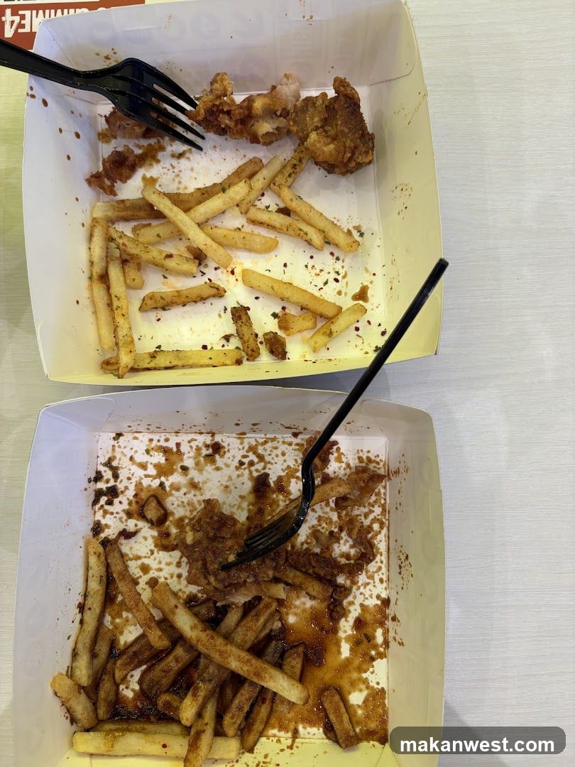 Leftover Fast Food Containers