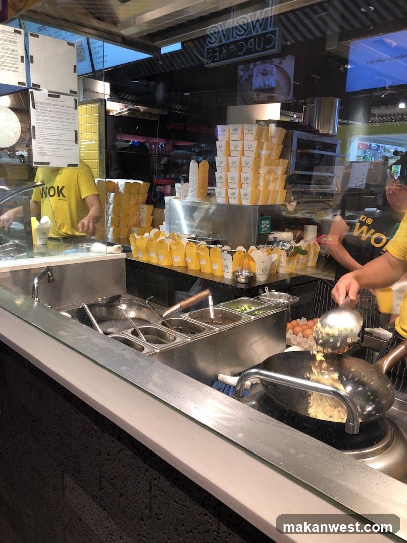 Food Stall Interior View