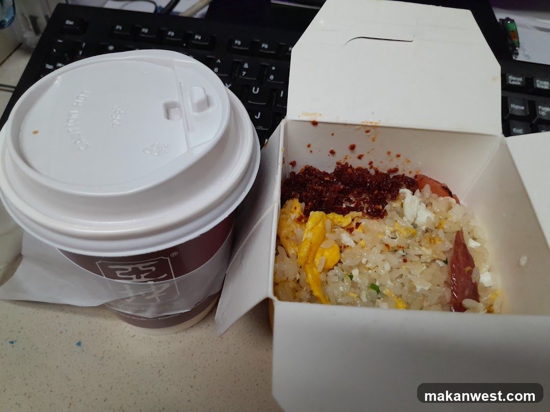 Takeout Meal with Coffee