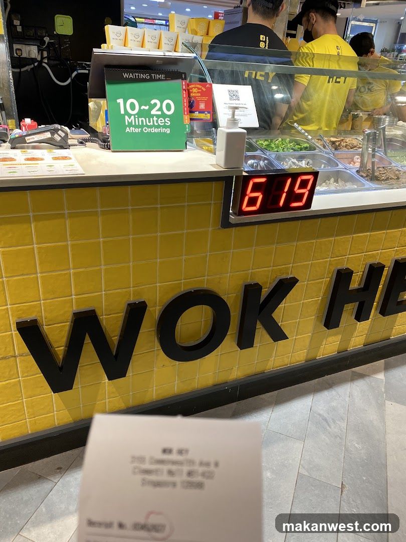 Wok Hei Counter Interior View