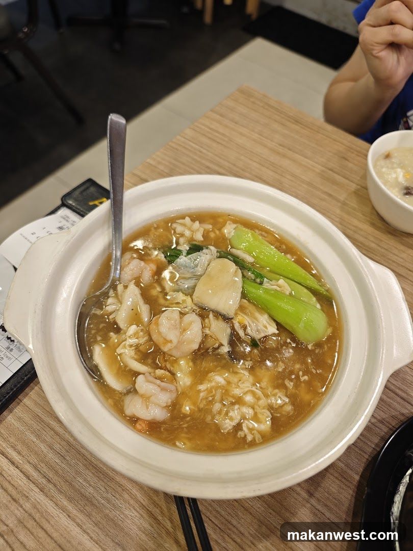 Dish in a bowl on table