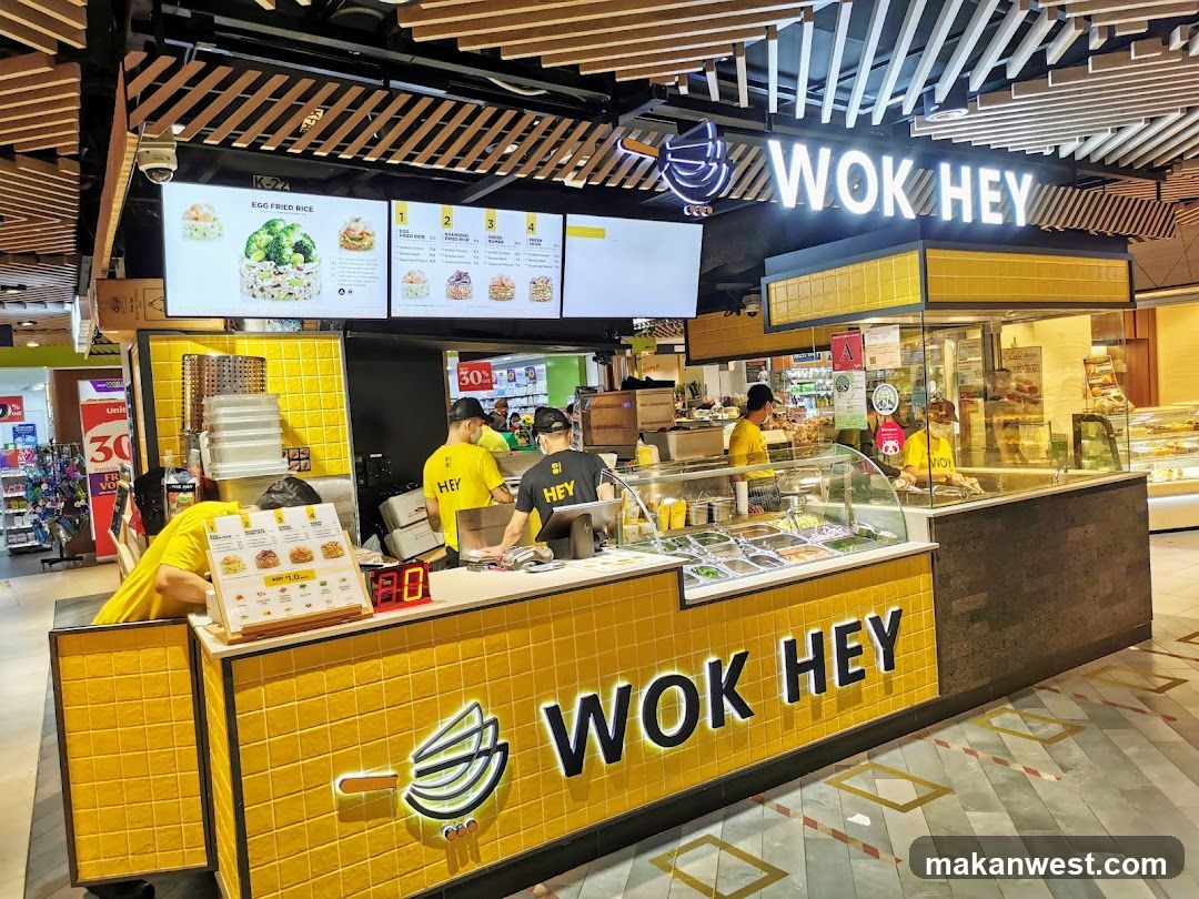 Wok Hey Food Stall Interior View