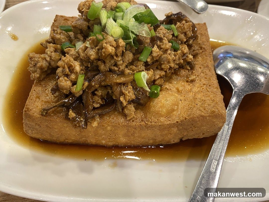 Minced Meat Tofu with Scallions