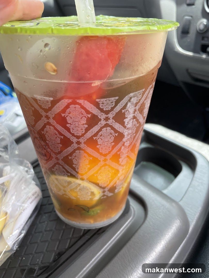 Iced Tea with Fruit Infusion
