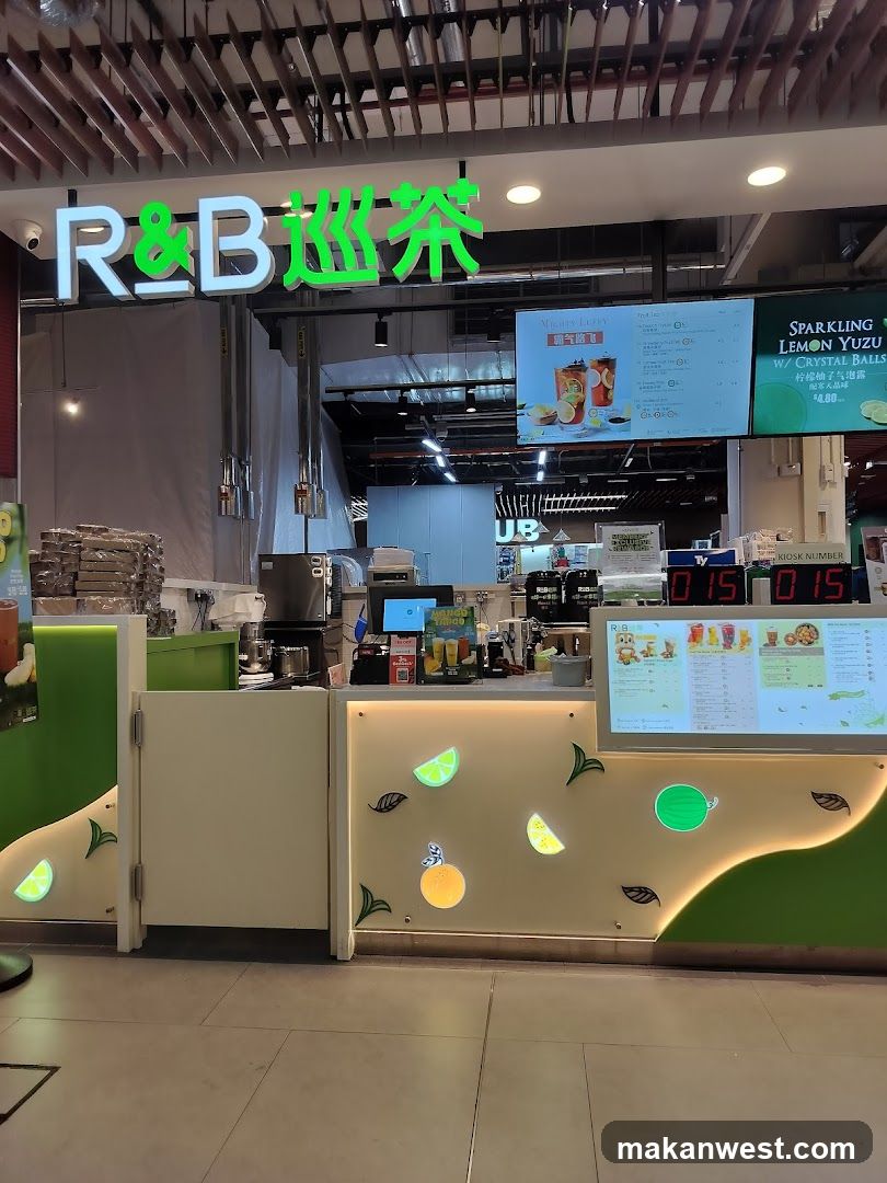 R&B Tea Shop Interior View
