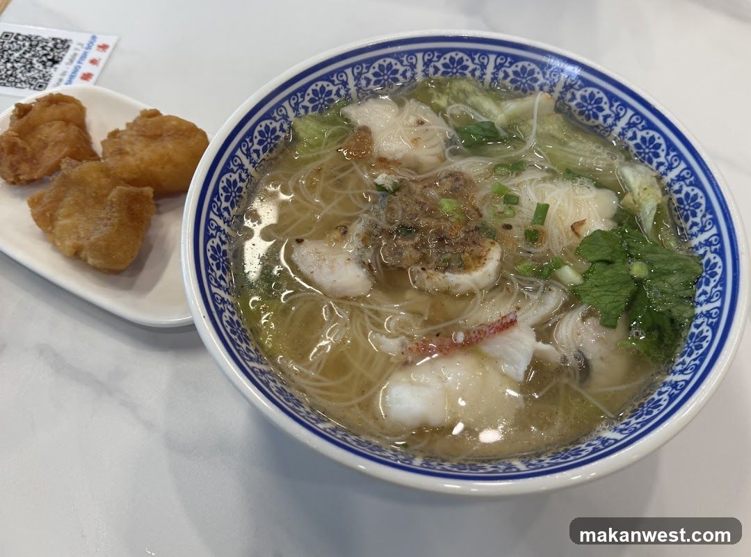 Fish Noodle Soup with Fried Dough