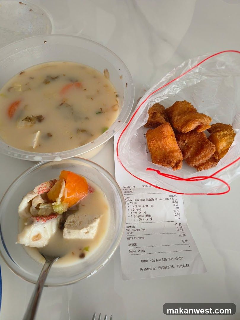 Takeout Meal with Receipt