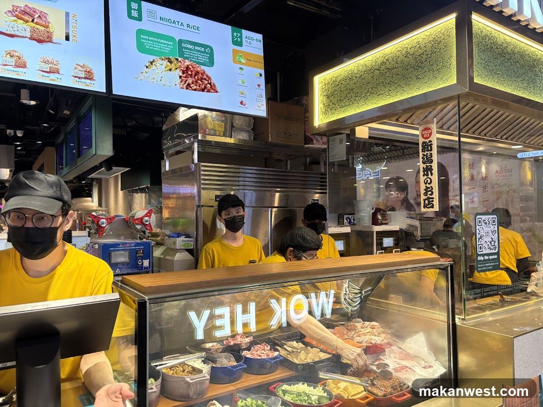Wok Hey Food Stall Interior