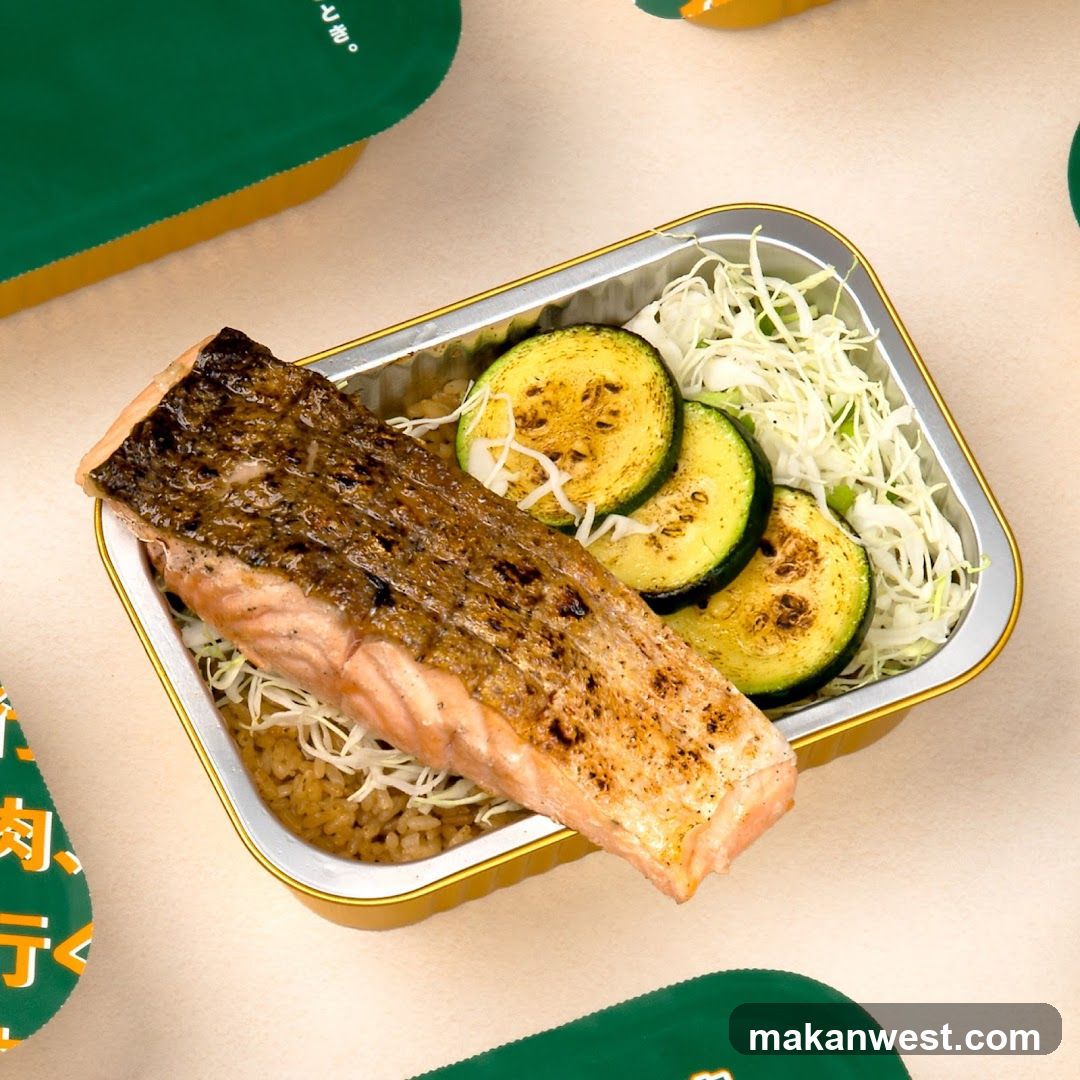 Grilled Salmon Rice Bowl