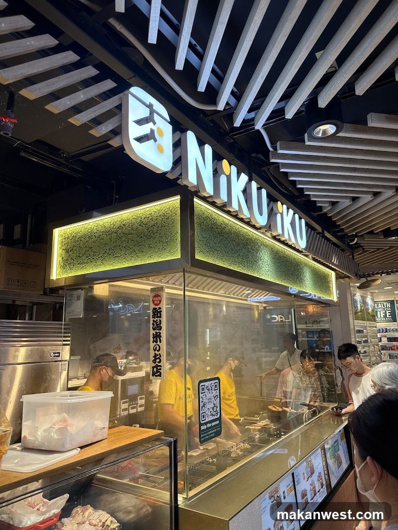 Nikuiku Food Stall Interior View