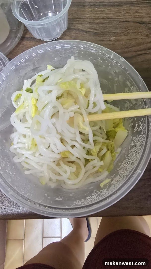 Noodle Bowl with Chopsticks