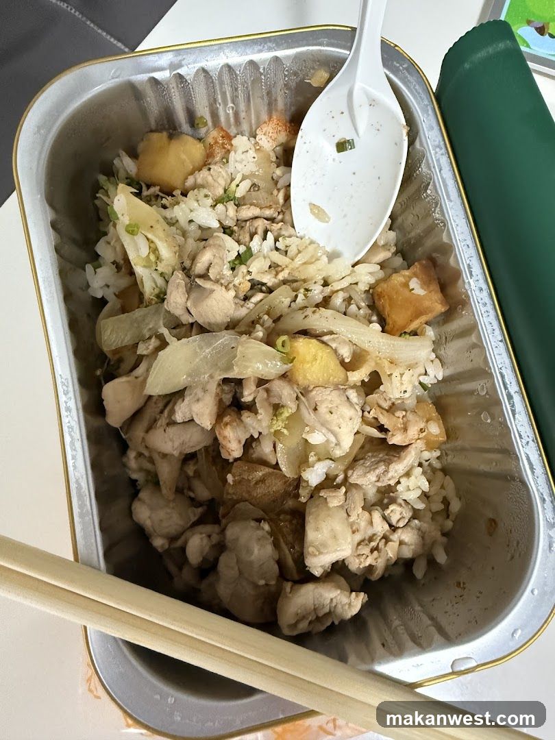 Takeout Meal in Aluminum Container