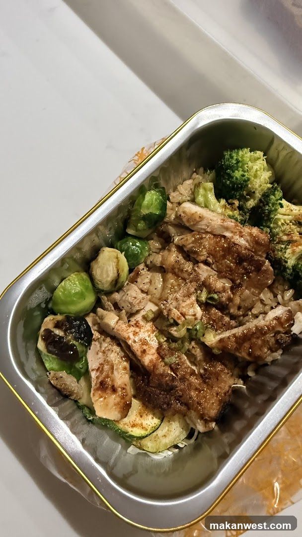 Chicken and Vegetable Meal in Container