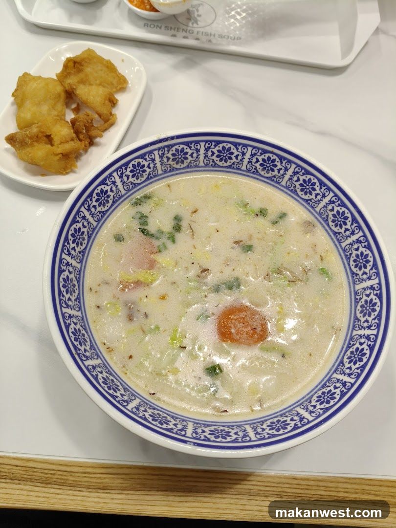 Fish Soup with Fried Dishes