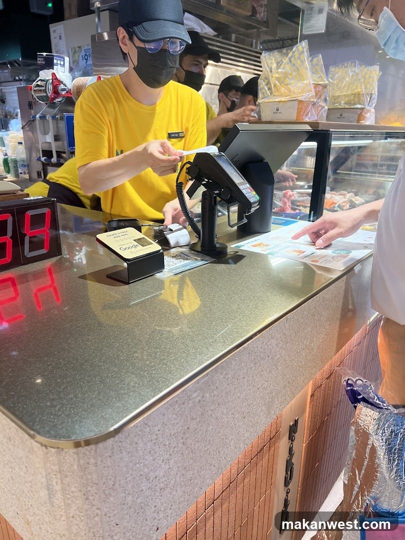 Cashier at Counter