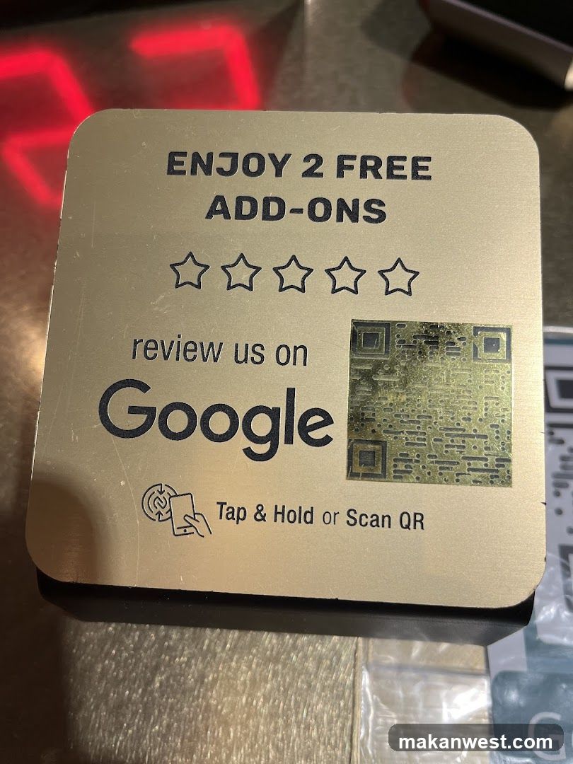 Google Review QR Card