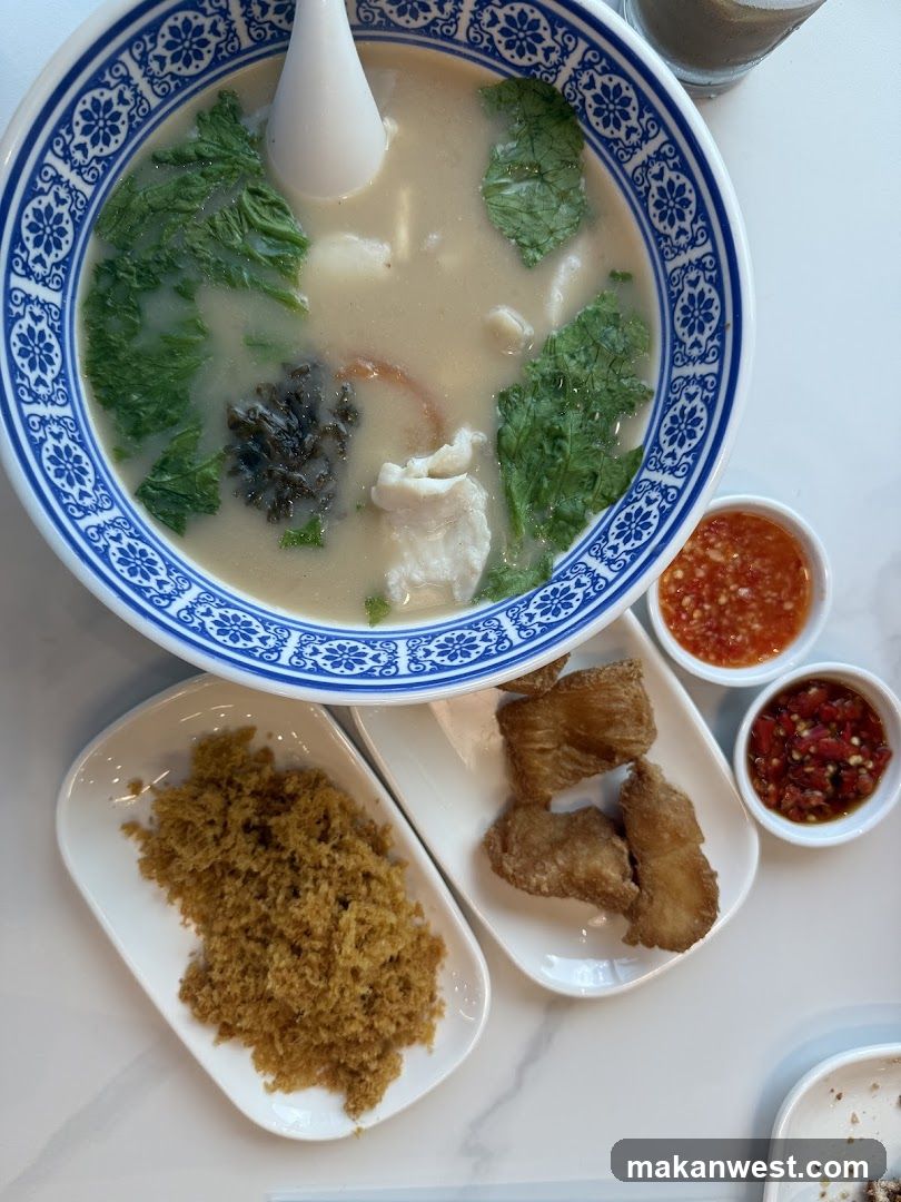 Soup Bowl with Side Dishes