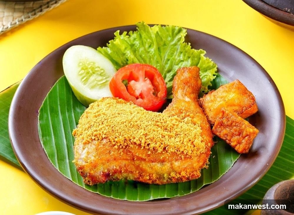 Fried Chicken with Side Dishes