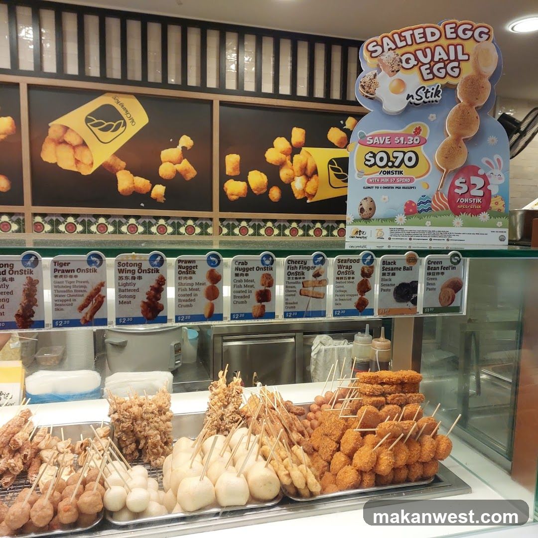 Onstik Food Stall Display