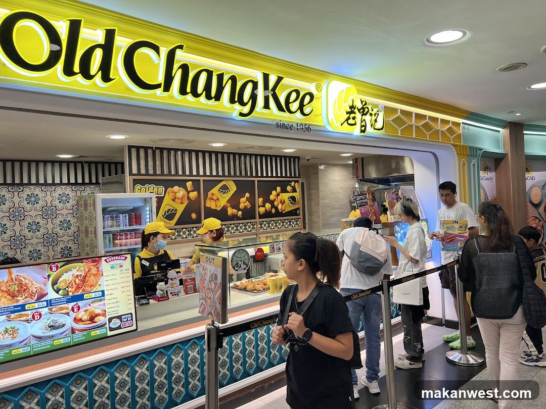Old Chang Kee Food Stall Interior