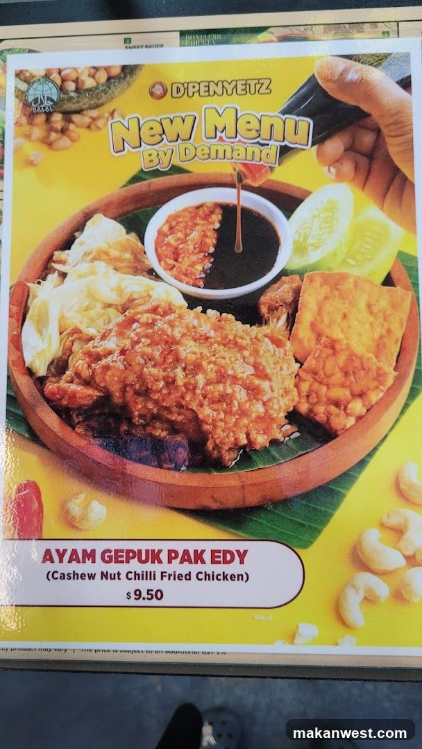 Ayam Gepuk Pak Edy Menu Ad