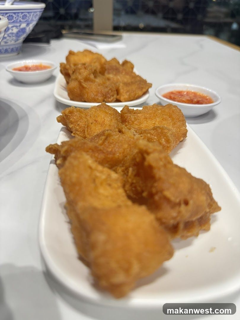 Fried Food with Dipping Sauce