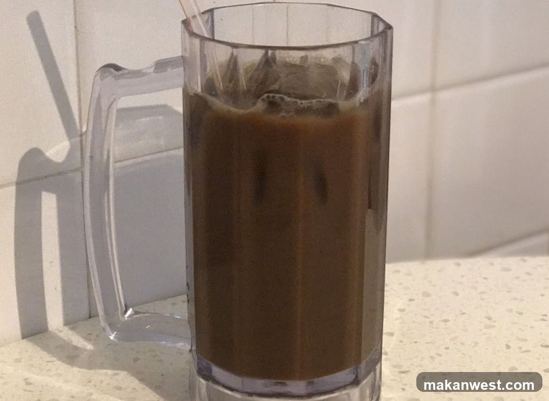 Iced Coffee in Glass Mug