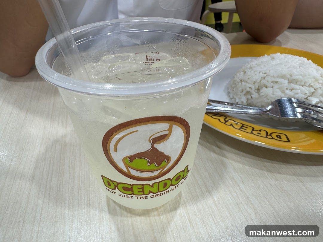 D'cendol Drink and Rice Meal