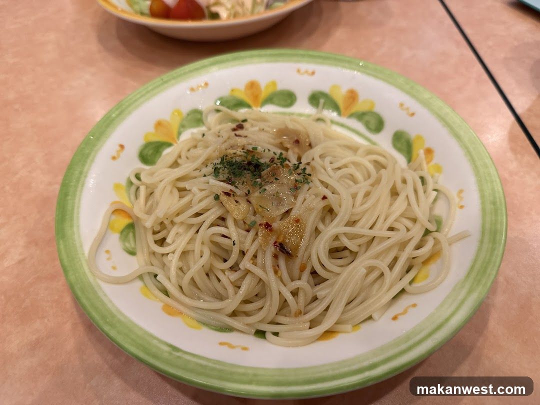 Pasta Dish on a Decorative Plate