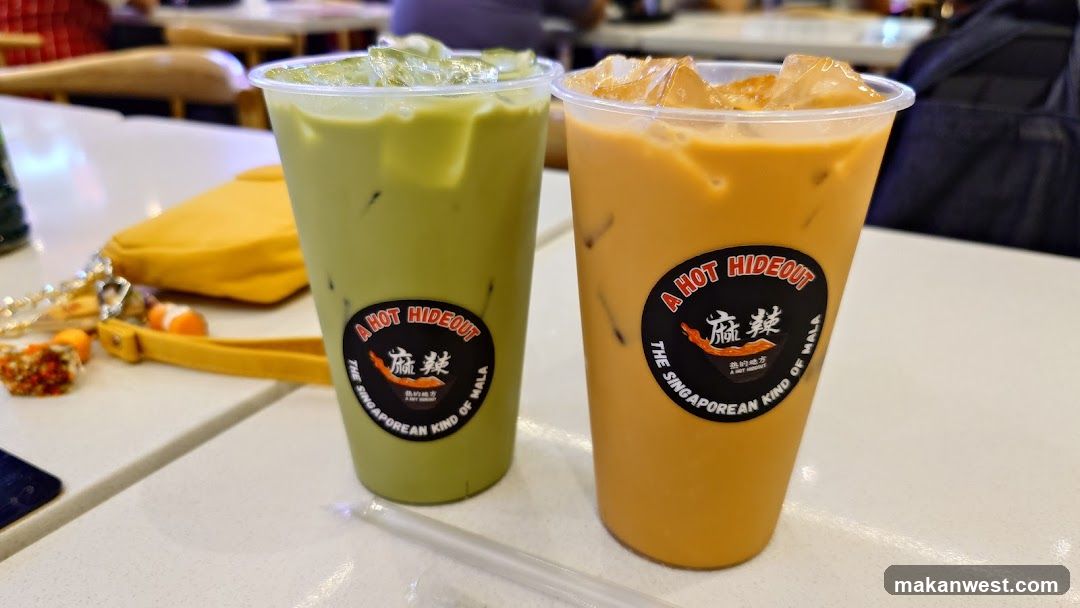 Iced beverages at A Hot Hideout