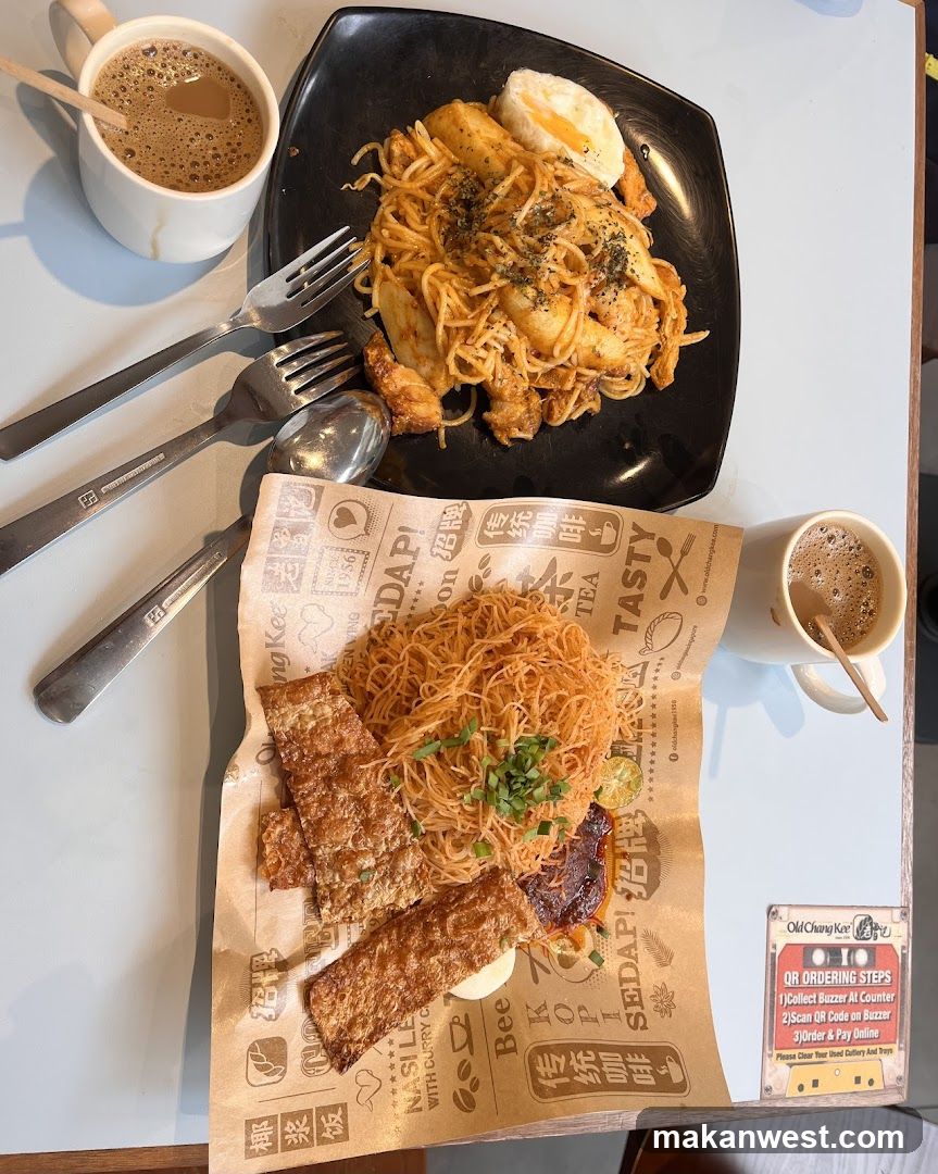 Noodle Meal with Coffee