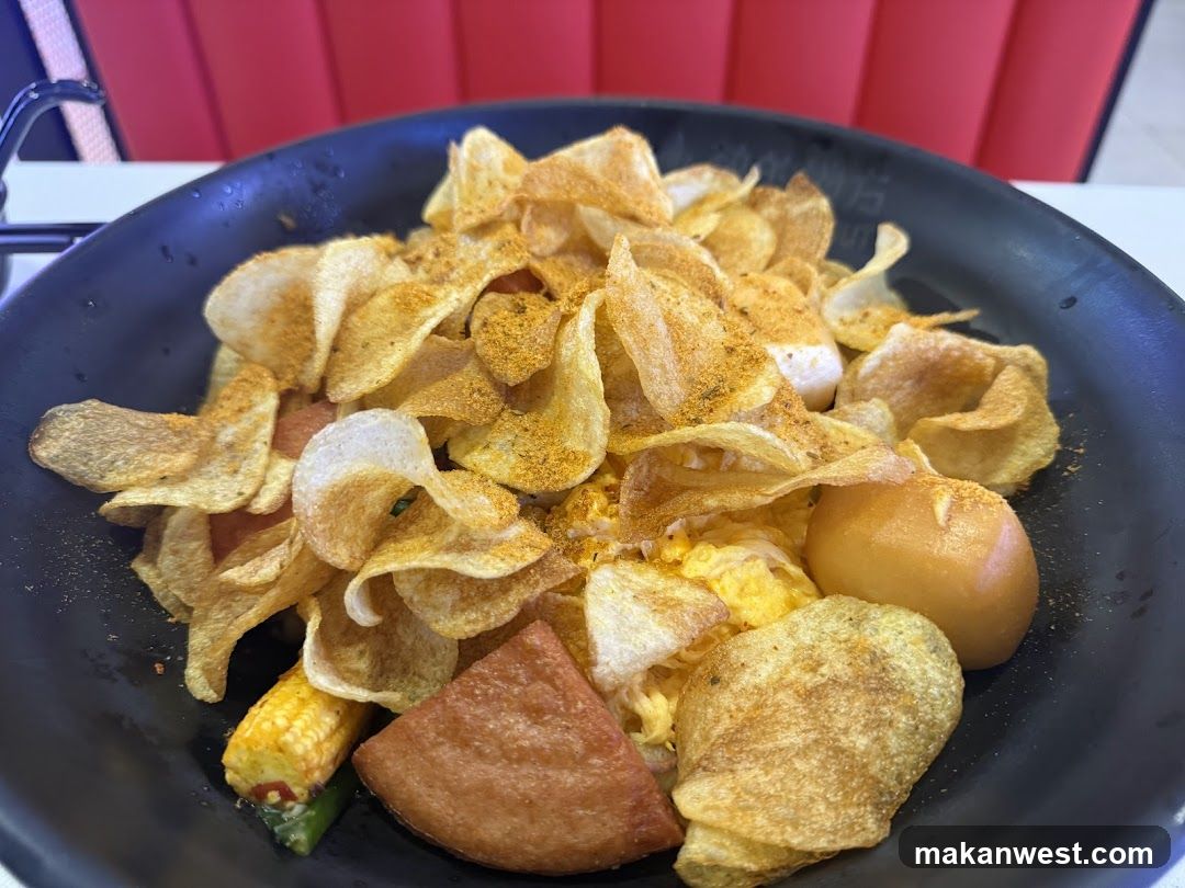 Potato Chips and Snacks Bowl