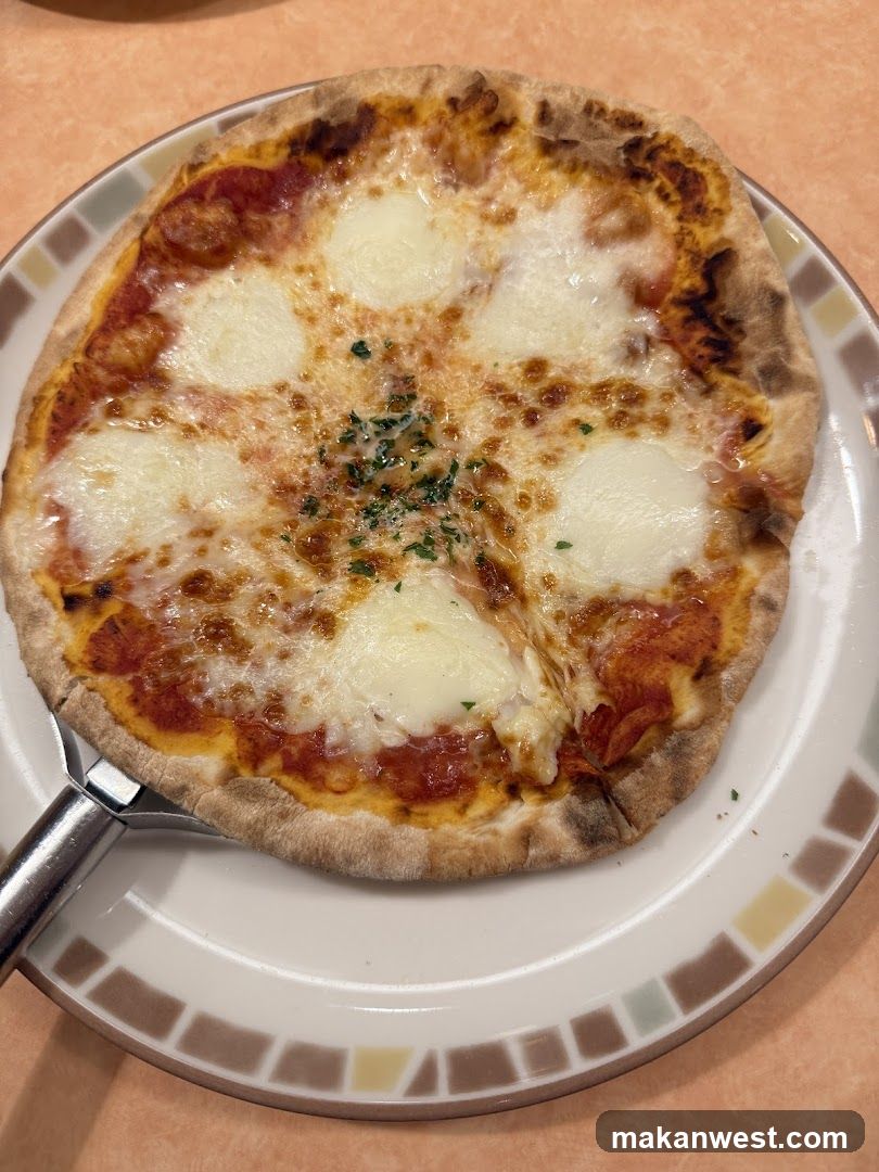 Cheese Pizza on Plate