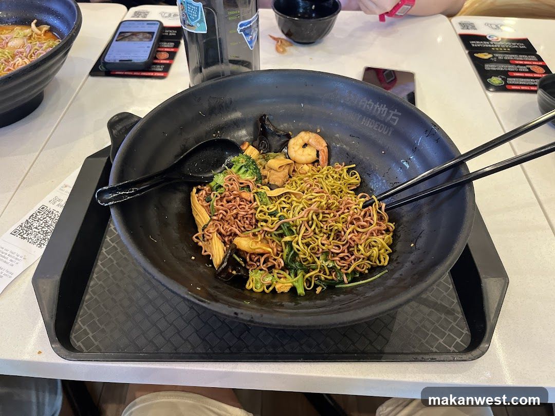 Noodle Dish in Wok