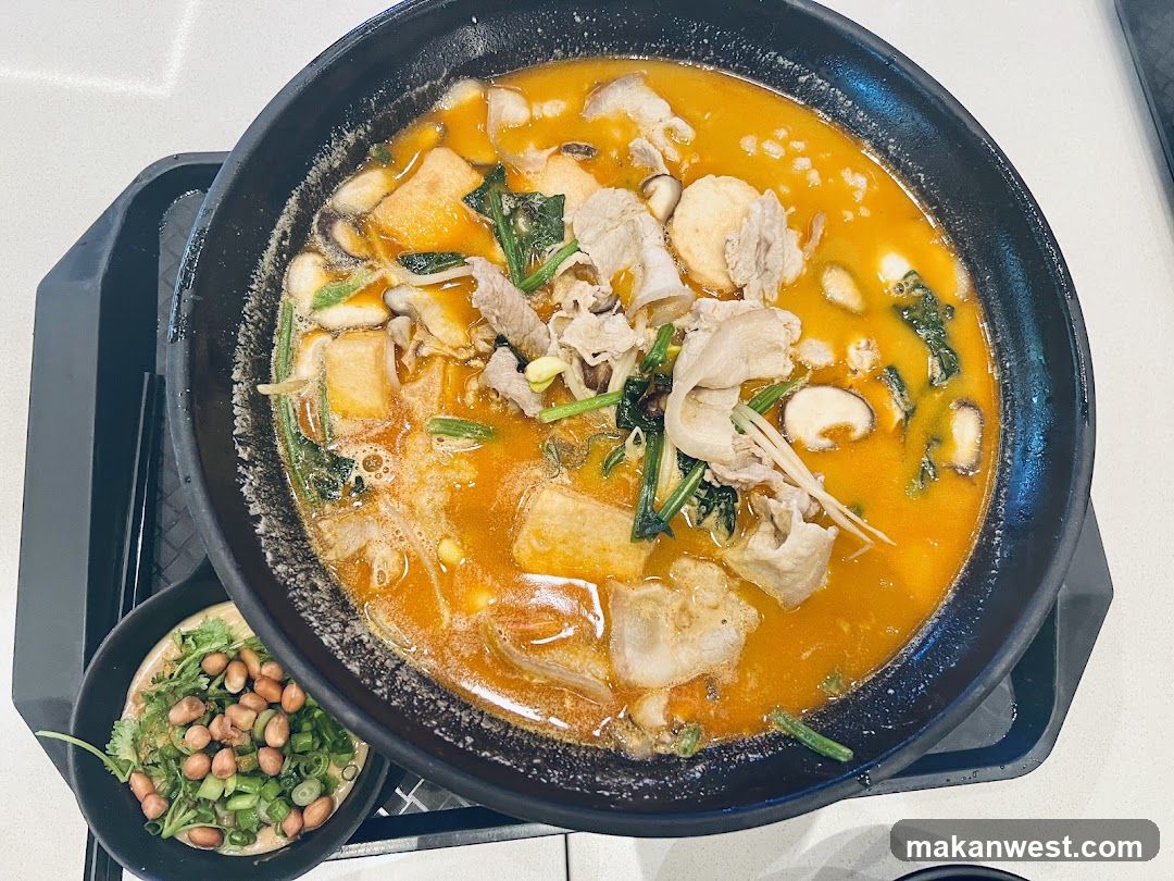 Spicy Hot Pot with Side Dish