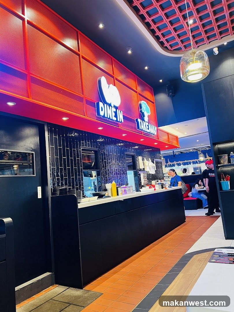 Dine In / Takeaway Counter Interior