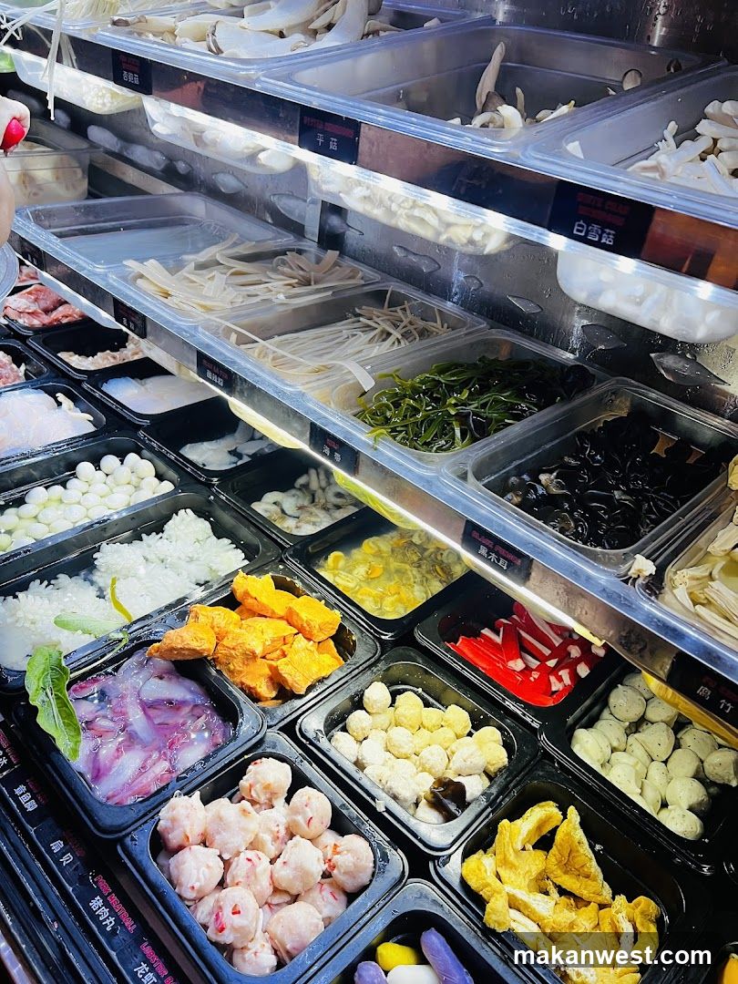 Hot Pot Ingredients Display