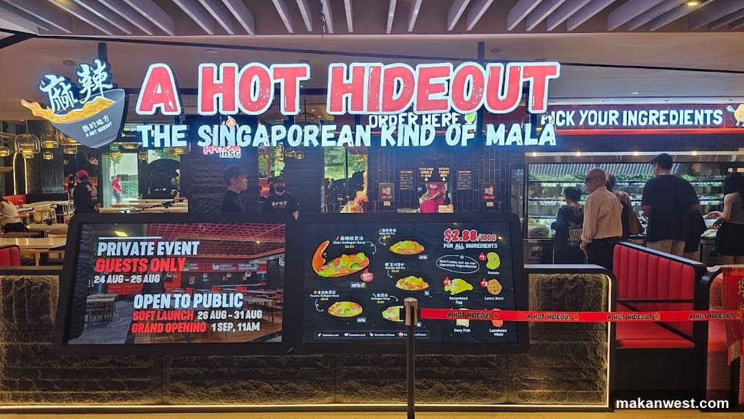 A Hot Hideout - Singaporean Mala Restaurant Interior