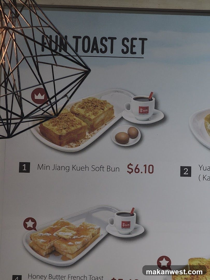 Fun Toast Set Menu Board